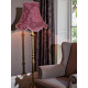 Wine Red Brocade Modern Fabric Lampshade