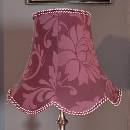 Wine Red Brocade Modern Fabric Lampshade Wine Red Brocade Modern Fabric Lampshade