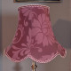 Wine Red Brocade Modern Fabric Lampshade Wine Red Brocade Modern Fabric Lampshade