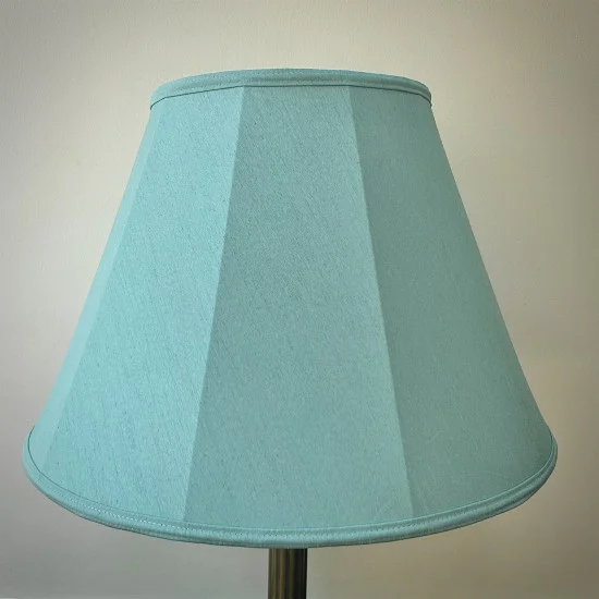 Duck Egg Blue Contemporary Fabric Lampshade