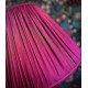 Fuchsia Pink Gathered Fabric Lampshade