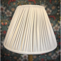 Ivory Cream Gathered Fabric Lampshade Ivory Cream Gathered Fabric Lampshade