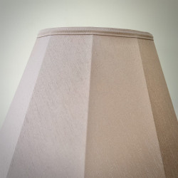 Mushroom Beige Fabric Tapered Empire Lampshade Mushroom Beige Fabric Tapered Empire Lampshade