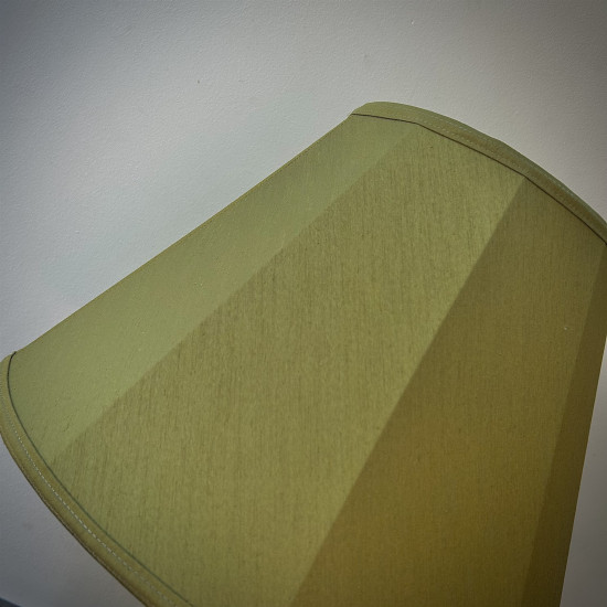 Olive Green Fabric Tapered Empire Lampshade Olive Green Fabric Tapered Empire Lampshade