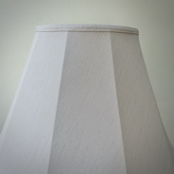 Oyster Fabric Tapered Empire Lampshade Oyster Fabric Tapered Empire Lampshade