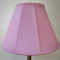 Pink Fabric Tapered Empire Lampshade