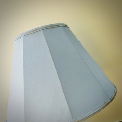 Powder Blue Fabric Tapered Empire Lampshade Powder Blue Fabric Tapered Empire Lampshade
