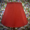 Red Fabric Tapered Empire Lampshade