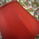 Red Fabric Tapered Empire Lampshade Red Fabric Tapered Empire Lampshade