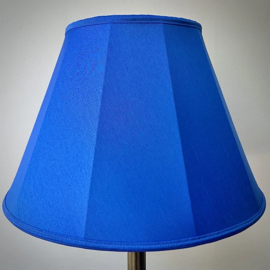 Royal Blue Contemporary Fabric Lampshade
