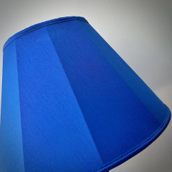 Royal Blue Fabric Tapered Empire Lampshade Royal Blue Fabric Tapered Empire Lampshade