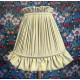 Sage Green Ruffled Fabric Lampshade