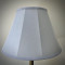 Silver Grey Fabric Tapered Empire Lampshade
