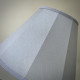 Silver Grey Fabric Tapered Empire Lampshade Silver Grey Fabric Tapered Empire Lampshade