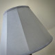 Silver Grey Fabric Tapered Empire Lampshade Silver Grey Fabric Tapered Empire Lampshade