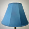 Slate Blue Fabric Tapered Empire Lampshade