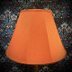 Burnt Orange Terracotta Fabric Tapered Empire Lampshade