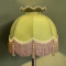 Olive Green and Gold Crown Dome Fabric Lampshade