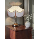 Cream and Gold Brocade Fabric Victorian Crown Top Lampshades