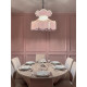 Ivory and Pink Victorian Fabric Lampshades