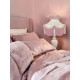 Ivory and Pink Victorian Fabric Lampshades