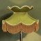 Olive Green and Gold Victorian Fabric Lampshades