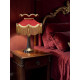 Rosso Red and Gold Victorian Fabric Lampshades