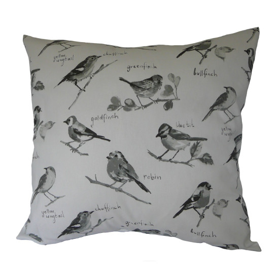 Garden Birds Fabric Cushion Covers