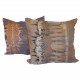 Inca Bronze or Spice Fabric Cushion Covers