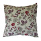 Mulberry Purple Red Floral Fabric Cushion Covers