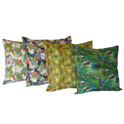 Peacock Fabric Cushion Covers Peacock Fabric Cushion Covers