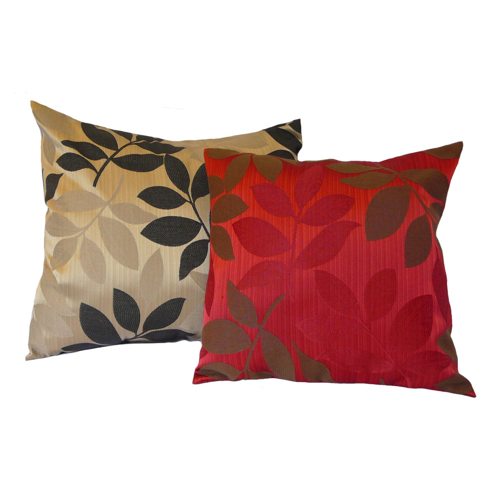 Leaf Fabric Cushion Covers