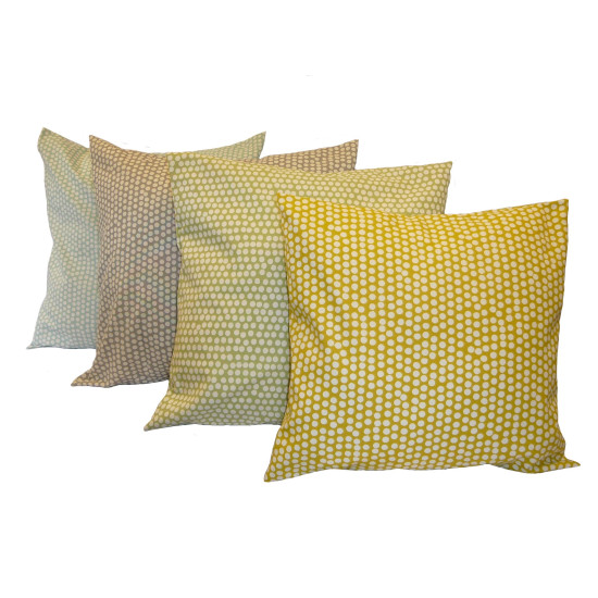 Spotty Design Fabric Cushion Covers