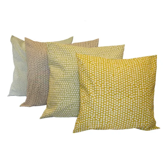 Spotty Design Fabric Cushion Covers