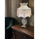 Cora Dove Coffee Dorchester Downton Abbey Crown Fabric Lampshade