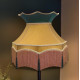 Mustard and Green Dorchester Downton Abbey Crown Fabric Lampshade