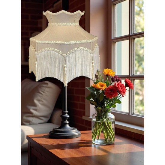 Oyster Dorchester Downton Abbey Crown Fabric Lampshade
