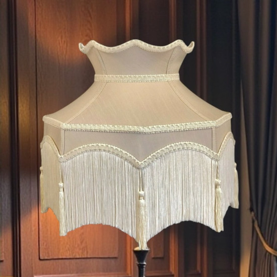 Oyster Dorchester Downton Abbey Crown Fabric Lampshade