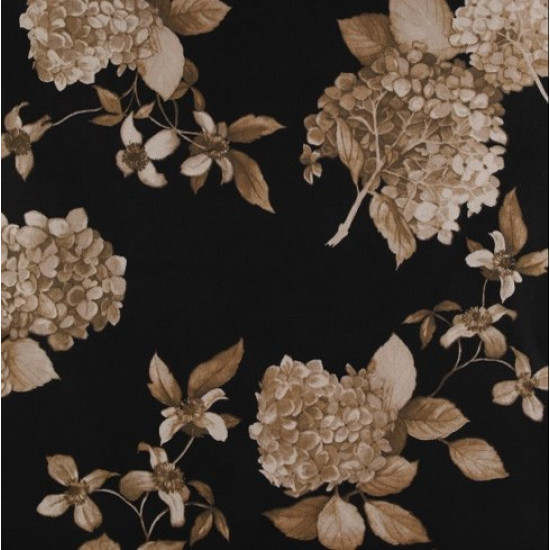 Charcoal Grey Hydrangea Floral Swatch