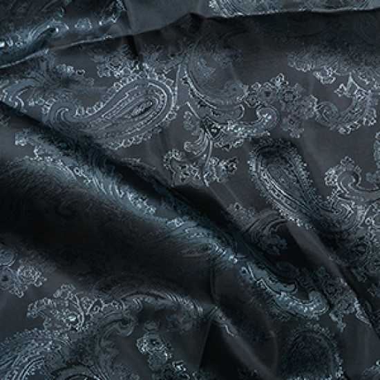 Paisley Jacquard Slate Blue Swatch