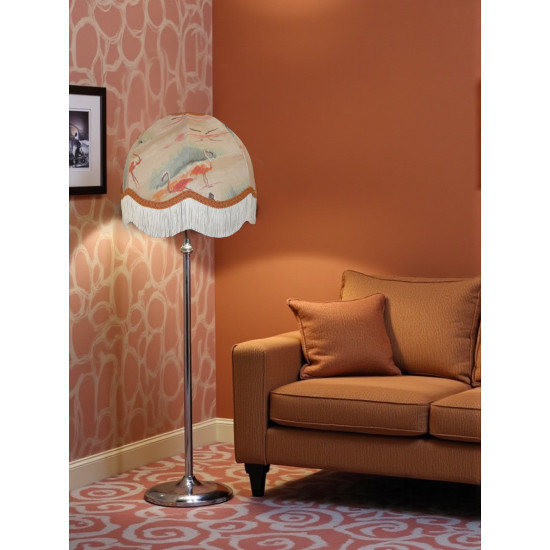 Beige Flamingo Dome Fabric Lampshades