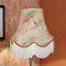 Beige Flamingo Fabric Scalloped Lampshades