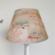 Beige Flamingo Fabric Tapered Empire Lampshade