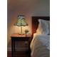 Green Hydrangea Floral Modern Fabric Lampshades