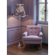 Purple Heather Hydrangea Floral Modern Fabric Lampshades