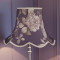 Purple Heather Hydrangea Floral Modern Fabric Lampshades