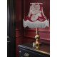 Rosewood Red Hydrangea Fabric Lampshades