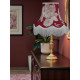 Rosewood Red Hydrangea Fabric Lampshades