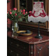Rosewood Red Hydrangea Fabric Lampshades