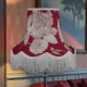 Rosewood Red Hydrangea Fabric Lampshades Rosewood Red Hydrangea Fabric Lampshades